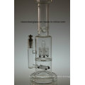 High Quality Thick Heavy Glass Smoking Pipe Water Pipe with Rocket Perc, for Wholesale